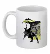 Чашка керамическая Комікс Бетмен Белый фото