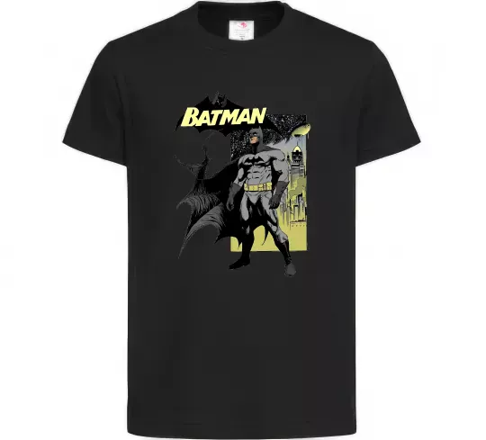 Детская футболка Комікс Бетмен Черный фото