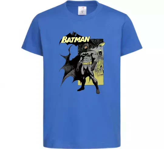 Детская футболка Комікс Бетмен Ярко-синий фото