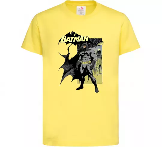 Детская футболка Комікс Бетмен Лимонный фото