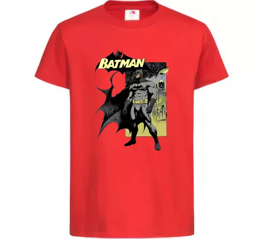 Детская футболка Комікс Бетмен Красный фото