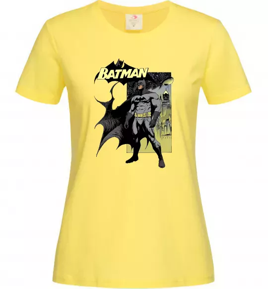 Женская футболка Комікс Бетмен Лимонный фото