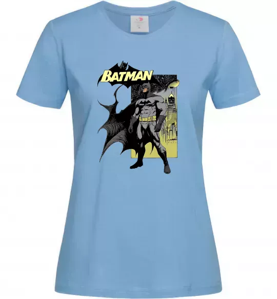 Женская футболка Комікс Бетмен Голубой фото