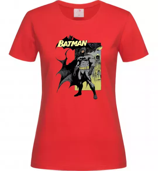 Женская футболка Комікс Бетмен Красный фото