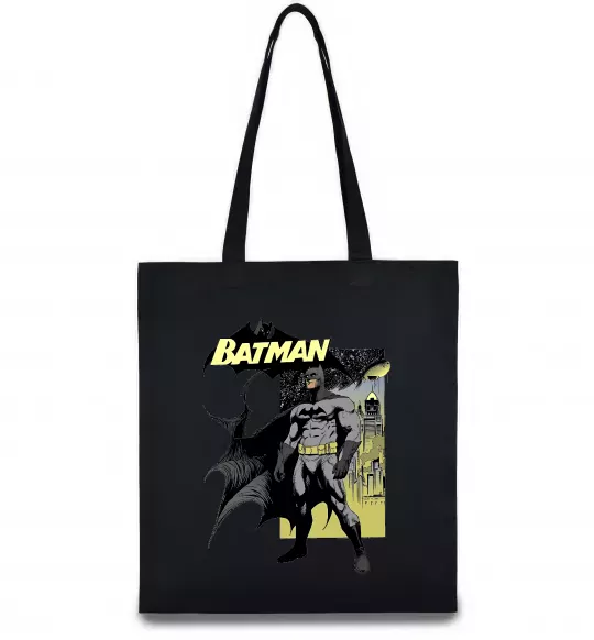 Эко-сумка Комікс Бетмен Черный фото