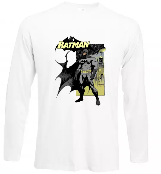 Лонгслив Комікс Бетмен Белый фото