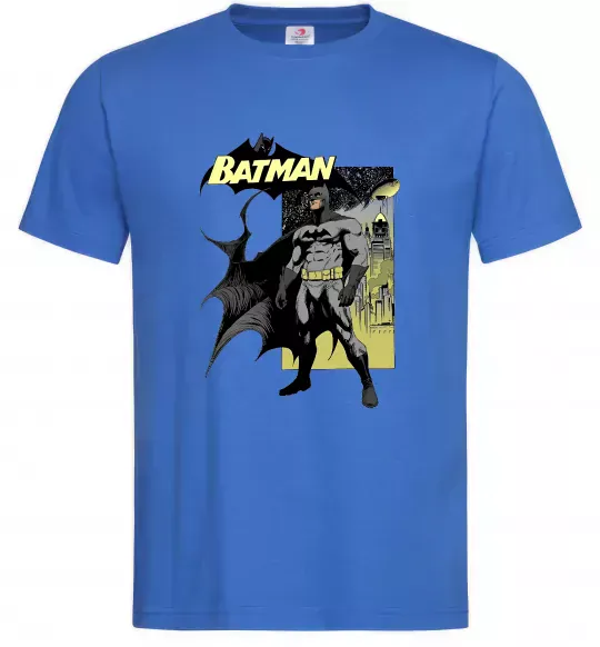Мужская футболка Комікс Бетмен Ярко-синий фото