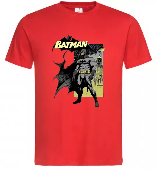 Мужская футболка Комікс Бетмен Красный фото