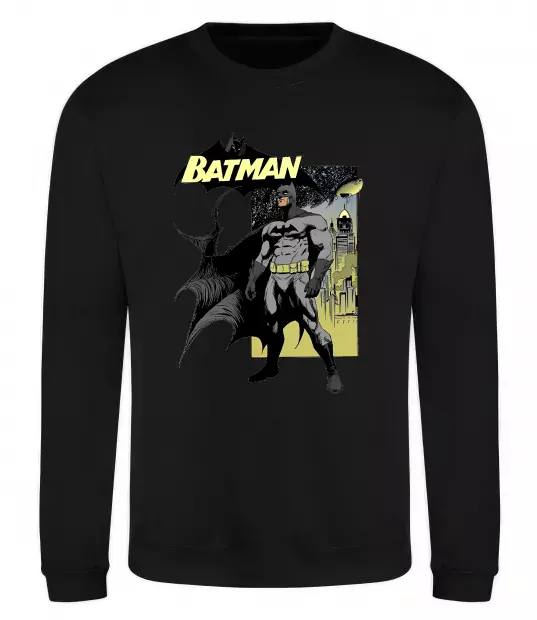 Свитшот Комікс Бетмен Черный фото