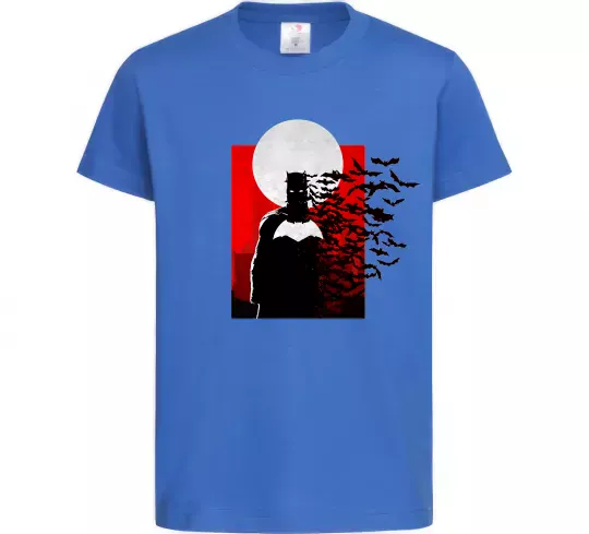 Детская футболка Batman кажани Ярко-синий фото