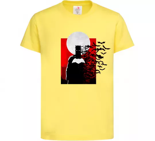 Детская футболка Batman кажани Лимонный фото