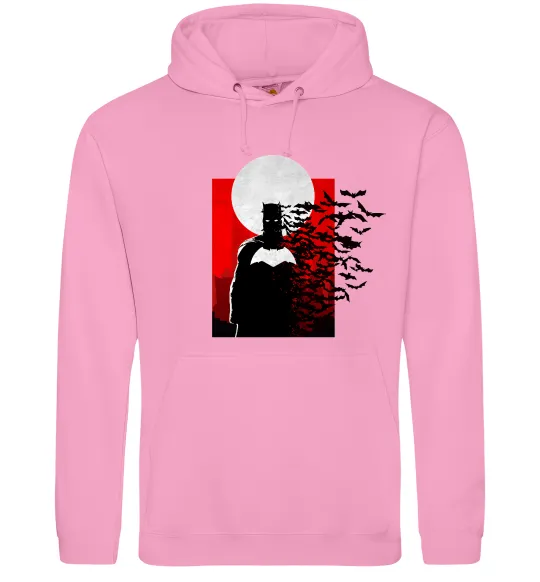 Женская толстовка (худи) Batman кажани Розовый фото