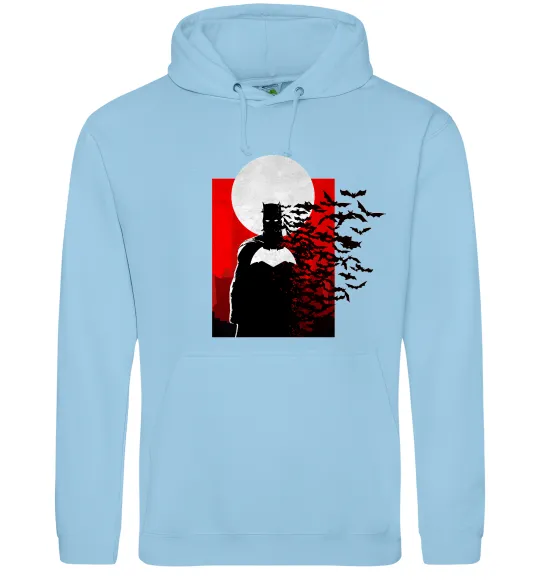 Женская толстовка (худи) Batman кажани Голубой фото