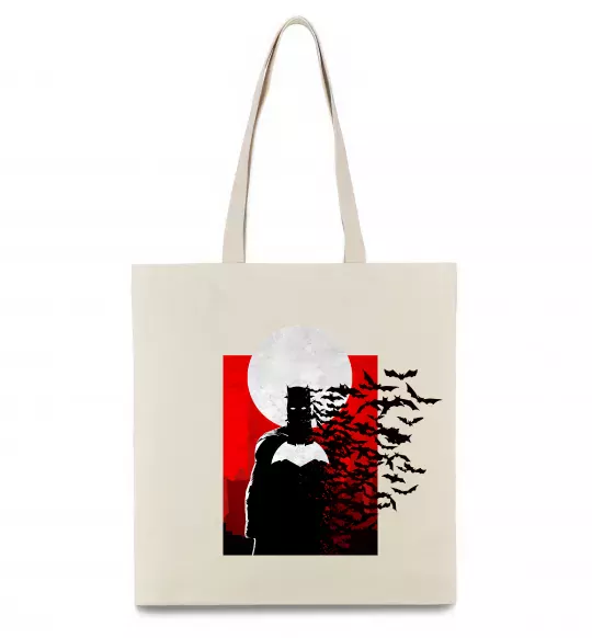 Эко-сумка Batman кажани Бежевый фото