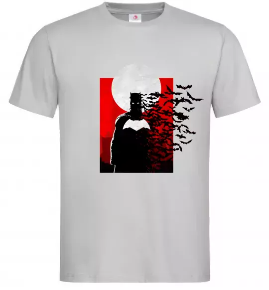 Мужская футболка Batman кажани Серый фото