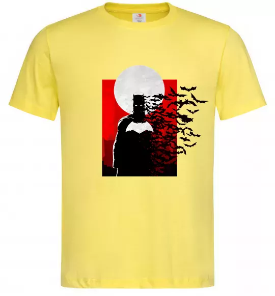 Мужская футболка Batman кажани Лимонный фото