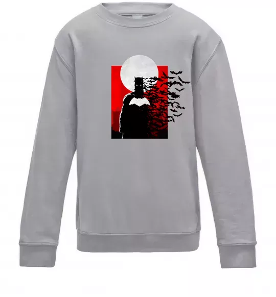 Детский Свитшот Batman кажани Серый меланж фото