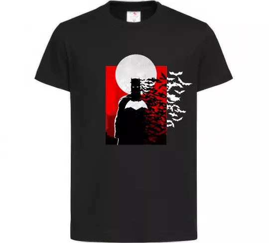 Детская футболка Batman кажани Черный фото