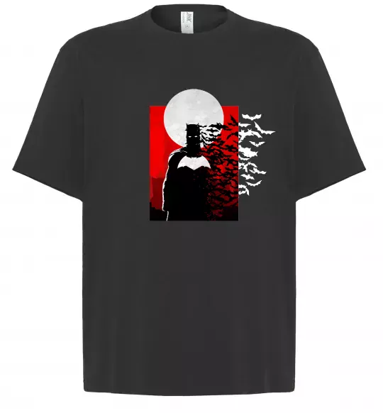 Футболка Оверсайз Batman кажани Черный фото