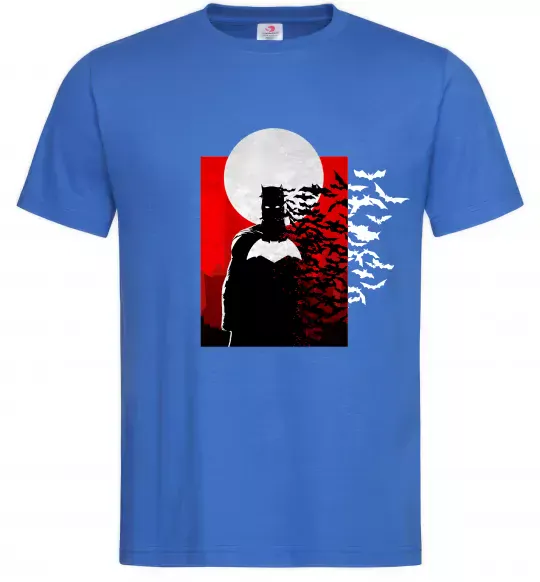 Мужская футболка Batman кажани Ярко-синий фото