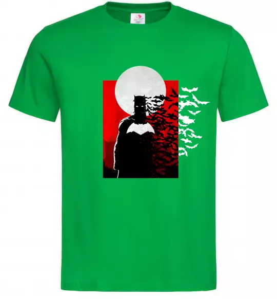 Мужская футболка Batman кажани Зеленый фото