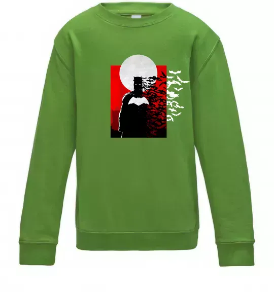 Детский Свитшот Batman кажани Лаймовый фото