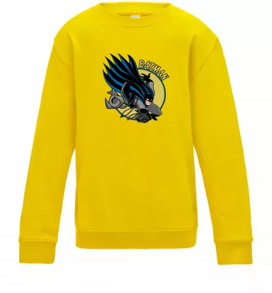 Дитячий світшот Бетмен в стрибку Сонячно жовтий фото