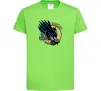 Детская футболка Бетмен в стрибку Лаймовый фото