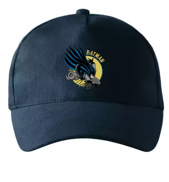 Кепка Бетмен в стрибку Темно-синий фото