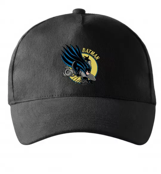 Кепка Бетмен в стрибку Черный фото