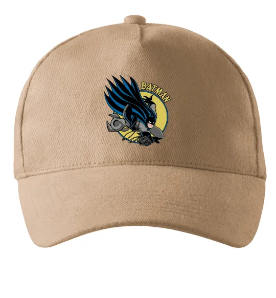 Кепка Бетмен в стрибку Песочный фото