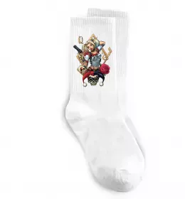 Шкарпетки Харлі Квін карта Білий фото