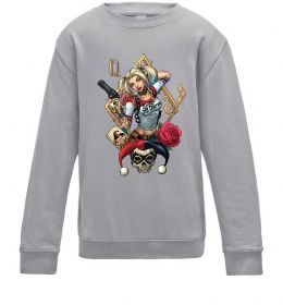 Детский Свитшот Харлі Квін карта