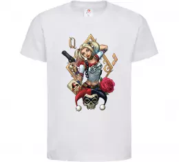 Дитяча футболка Джокер обличчя Чорний фото