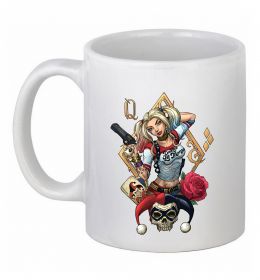 Чашка керамическая Харлі Квін карта