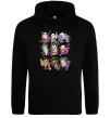 Чоловіча толстовка (худі) Джокери Чорний фото