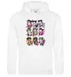 Чоловіча толстовка (худі) Джокери Білий фото