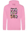 Женская толстовка (худи) Джокери Розовый фото