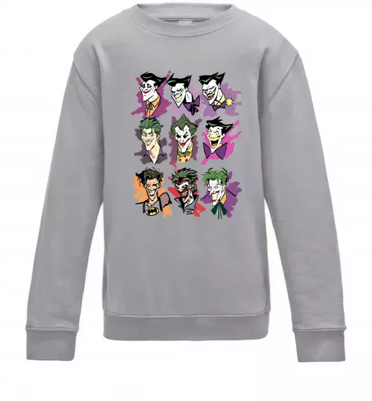 Детский Свитшот Джокери Серый меланж фото