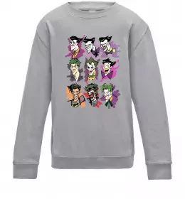 Детский Свитшот Джокери Серый меланж фото