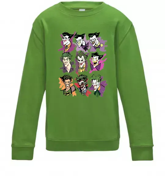 Детский Свитшот Джокери Лаймовый фото