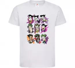 Дитяча футболка Джокер обличчя Чорний фото