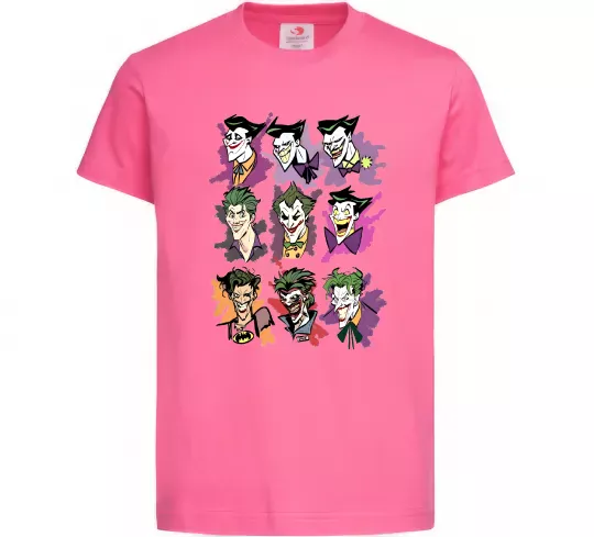 Детская футболка Джокери Ярко-розовый фото