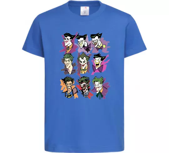 Детская футболка Джокери Ярко-синий фото