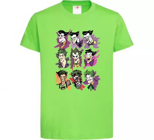Детская футболка Джокери Лаймовый фото