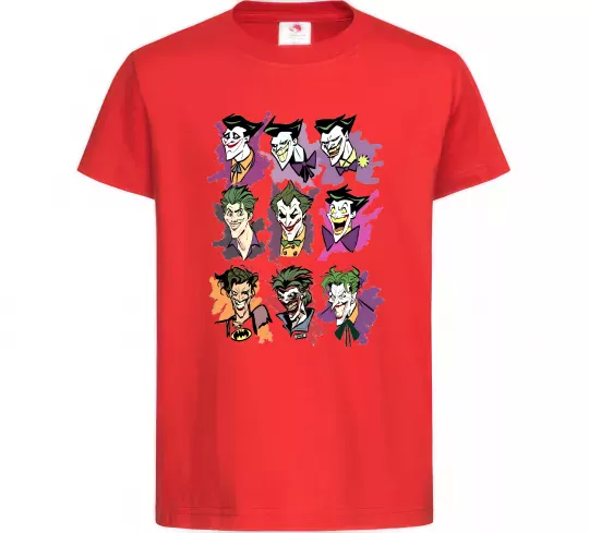 Детская футболка Джокери Красный фото