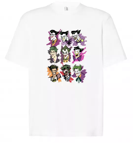 Футболка Оверсайз Джокери Білий фото