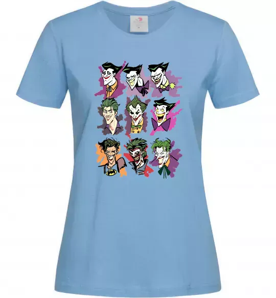 Женская футболка Джокери Голубой фото