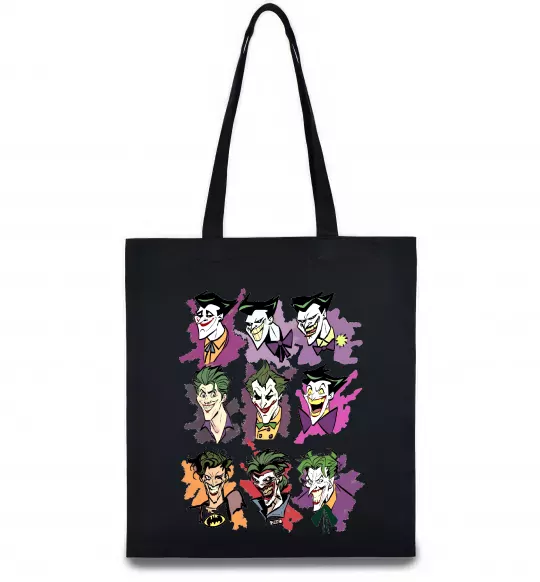Еко-сумка Джокери Чорний фото
