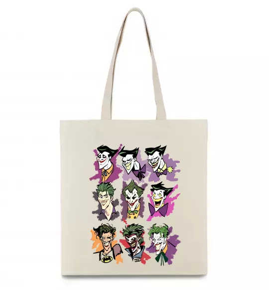 Еко-сумка Джокери Бежевий фото